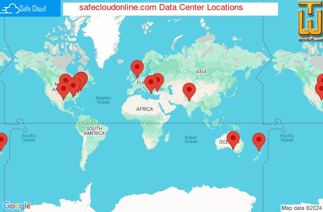 Datacenter locations for safecloudonline.com