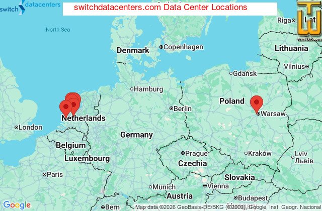 Datacenter locaties voor switchdatacenters.com