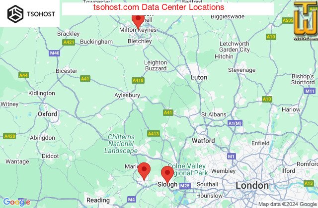 Datacenter locations for tsohost.com