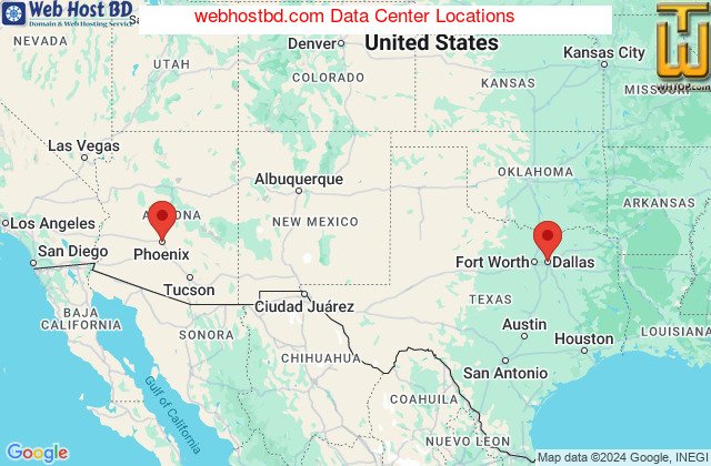 Datacenter locations for webhostbd.com