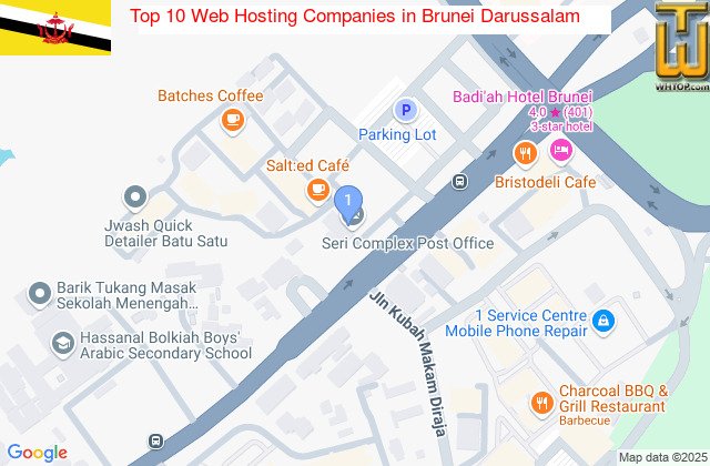 Top Providers - Location Map for Brunei Darussalam