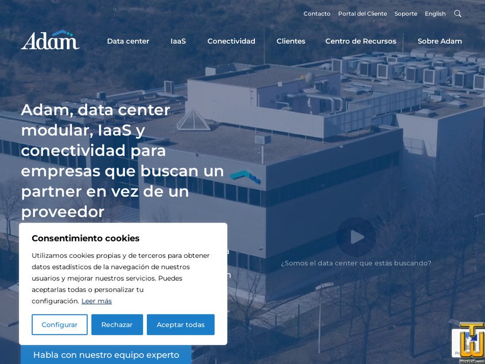 adam.es captura de pantalla