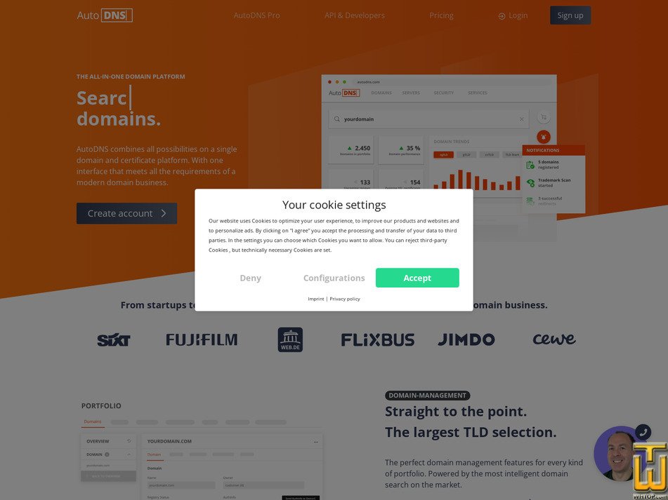 Aufgenommen am 30 November, 2025 autodns.com Bildschirmfoto