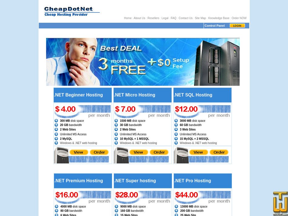 Taken on 14 October, 2024 cheapdotnet.com screenshot