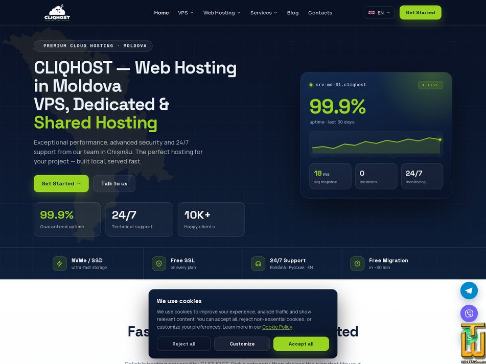Taken on 9 September, 2026 cliqhost.com screenshot