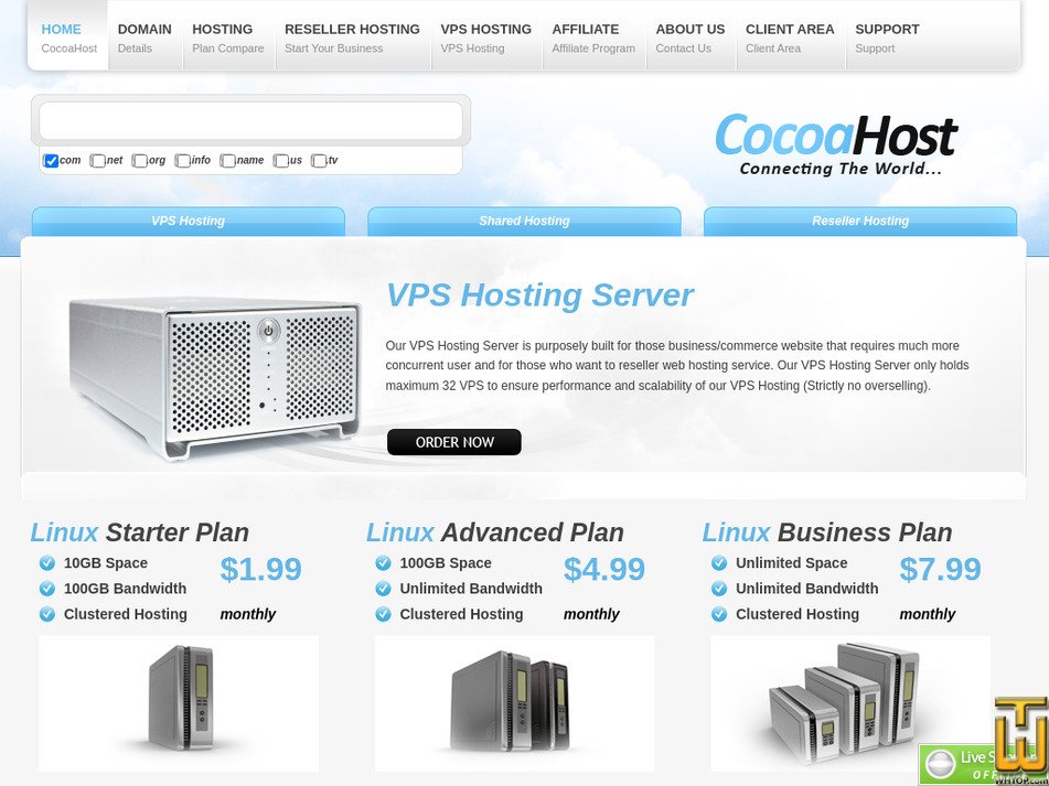 Taken on 18 May, 2025 cocoahost.com screenshot