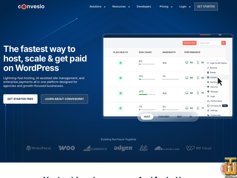 Taken on 18 April, 2026 convesio.com screenshot
