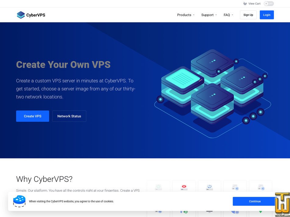 cybervps.co screenshot