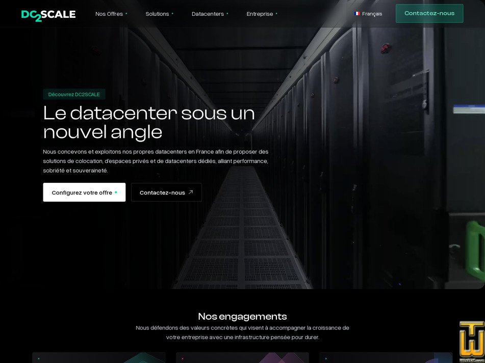 dc2scale.fr screenshot