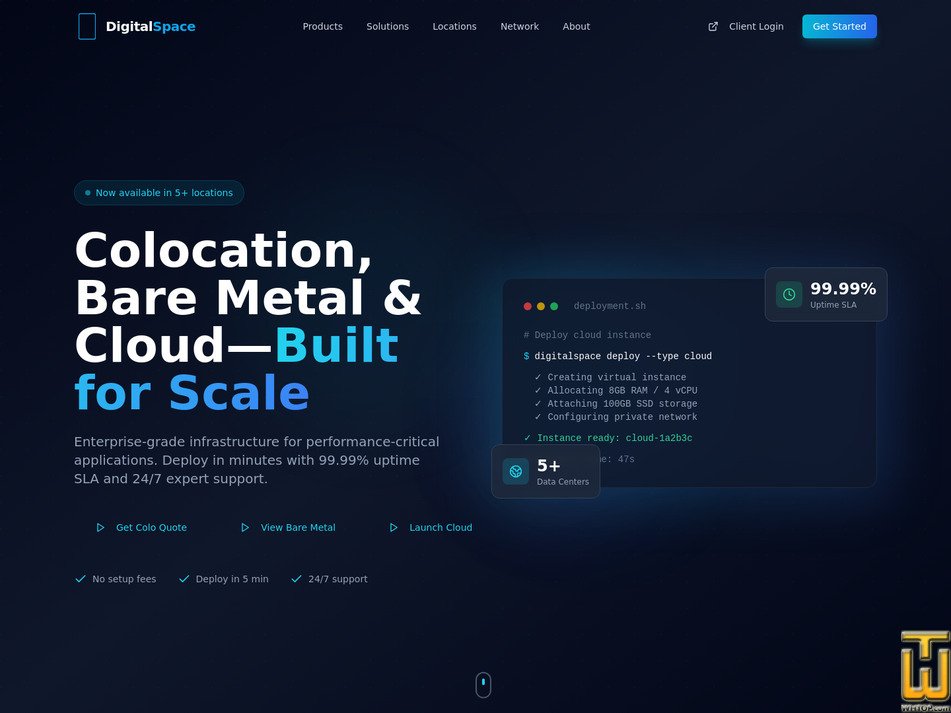 Taken on 26 February, 2026 digitalspace.com screenshot