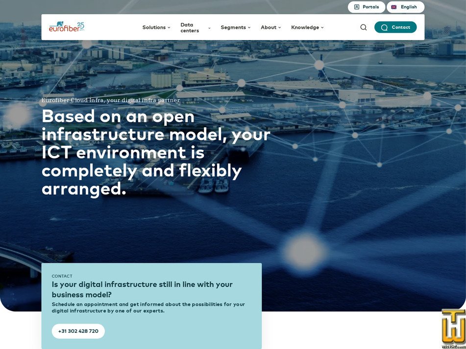 eurofibercloudinfra.com screenshot