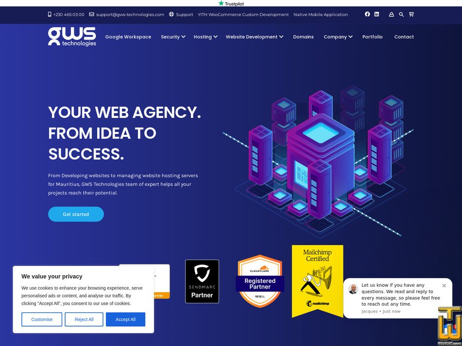 gws-technologies.com screenshot