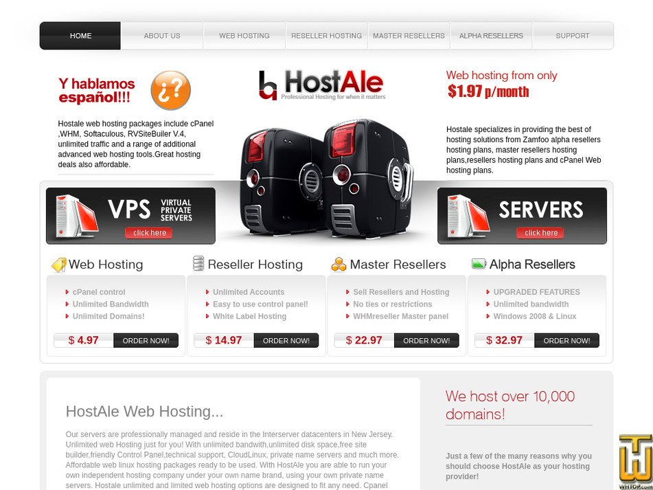hostale.com screenshot