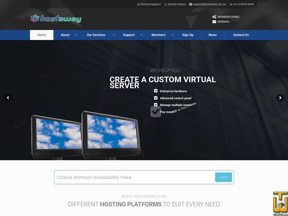 Taken on 16 January, 2026 hostaway.net.au screenshot