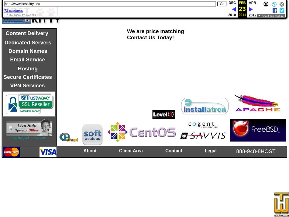 hostkitty.net screenshot