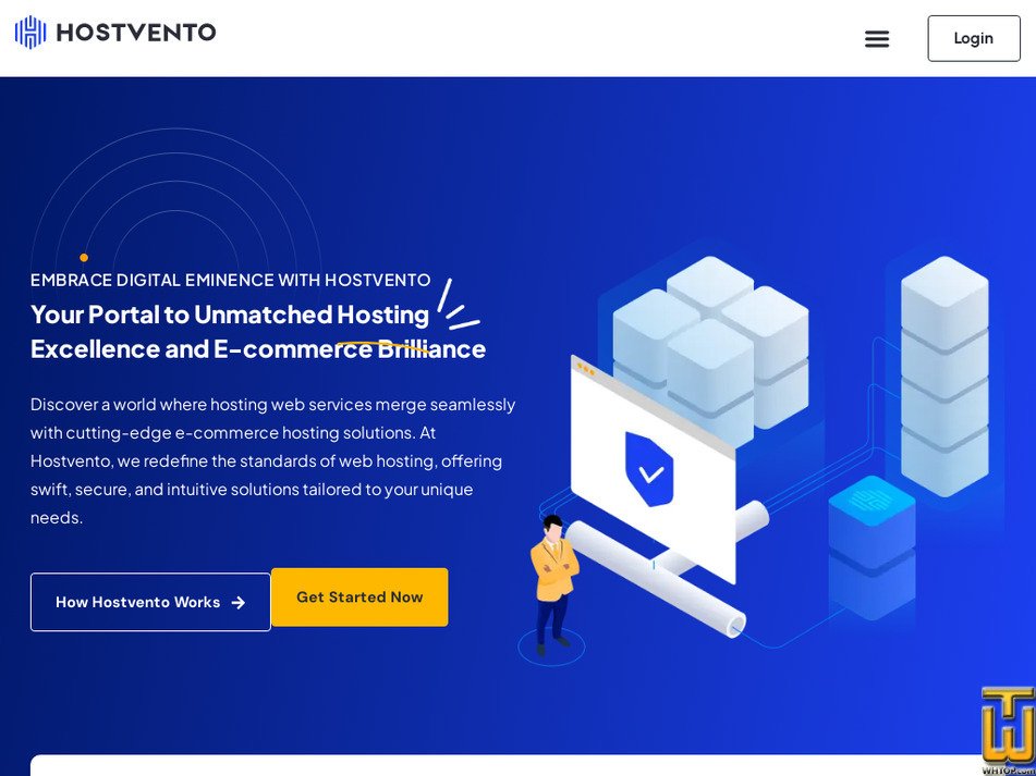 hostvento.com screenshot
