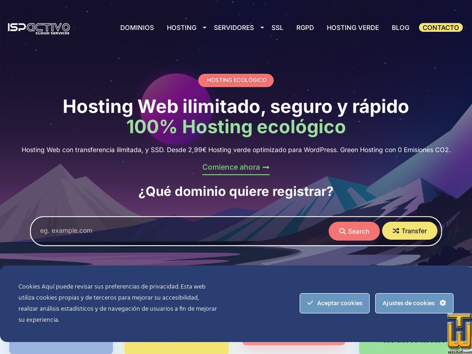 ispactivo.com captura de pantalla