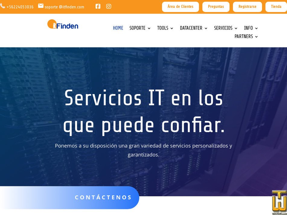 itfinden.com captura de pantalla