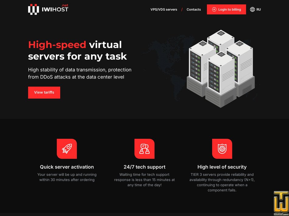 iwihost.net screenshot
