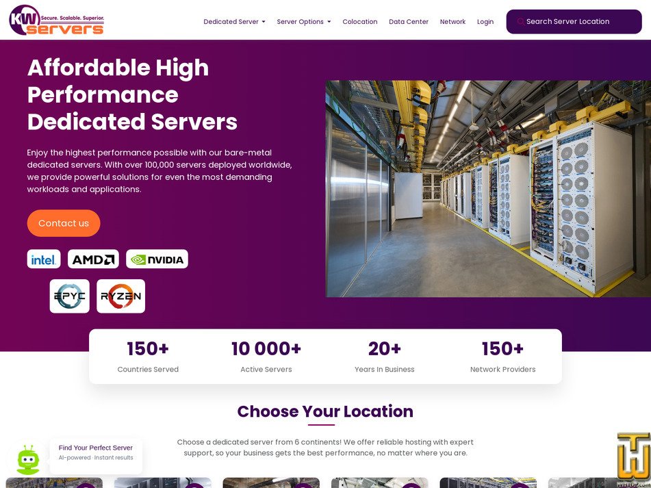 Taken on 3 September, 2026 kwservers.com screenshot