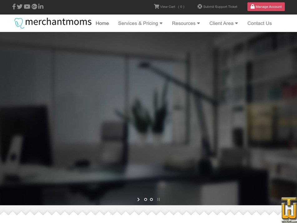 merchantmoms.com screenshot