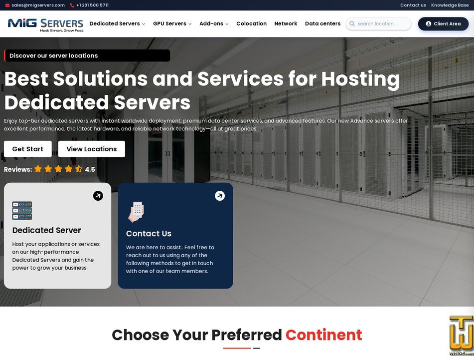 Taken on 7 October, 2026 migservers.com screenshot