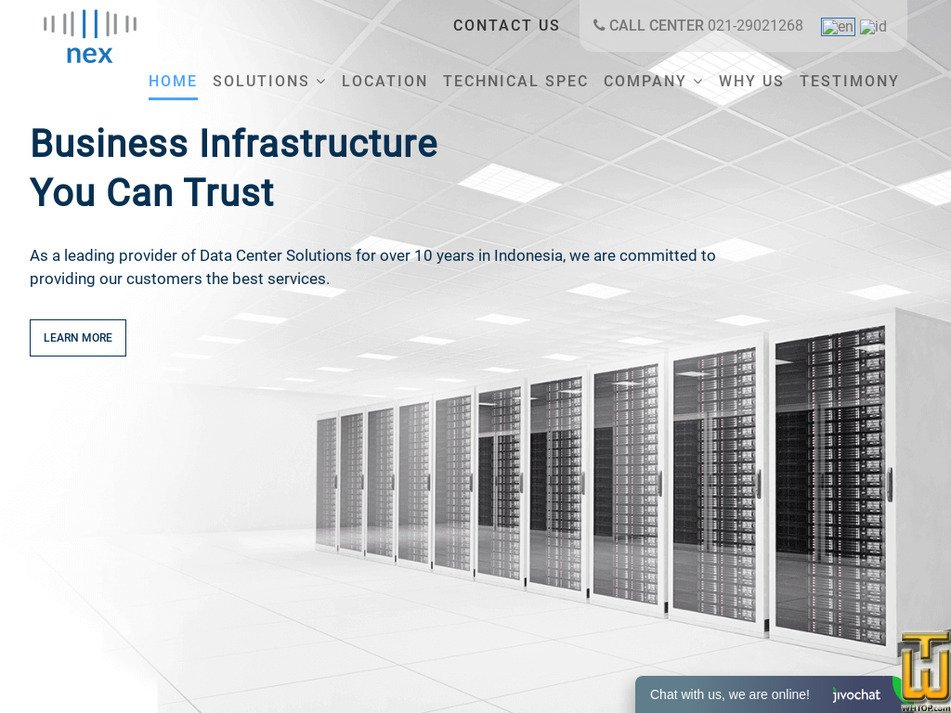 nexdatacenter.com foto layar