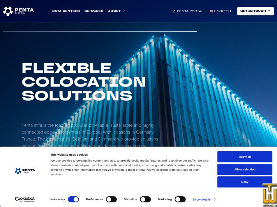 penta-infra.com screenshot