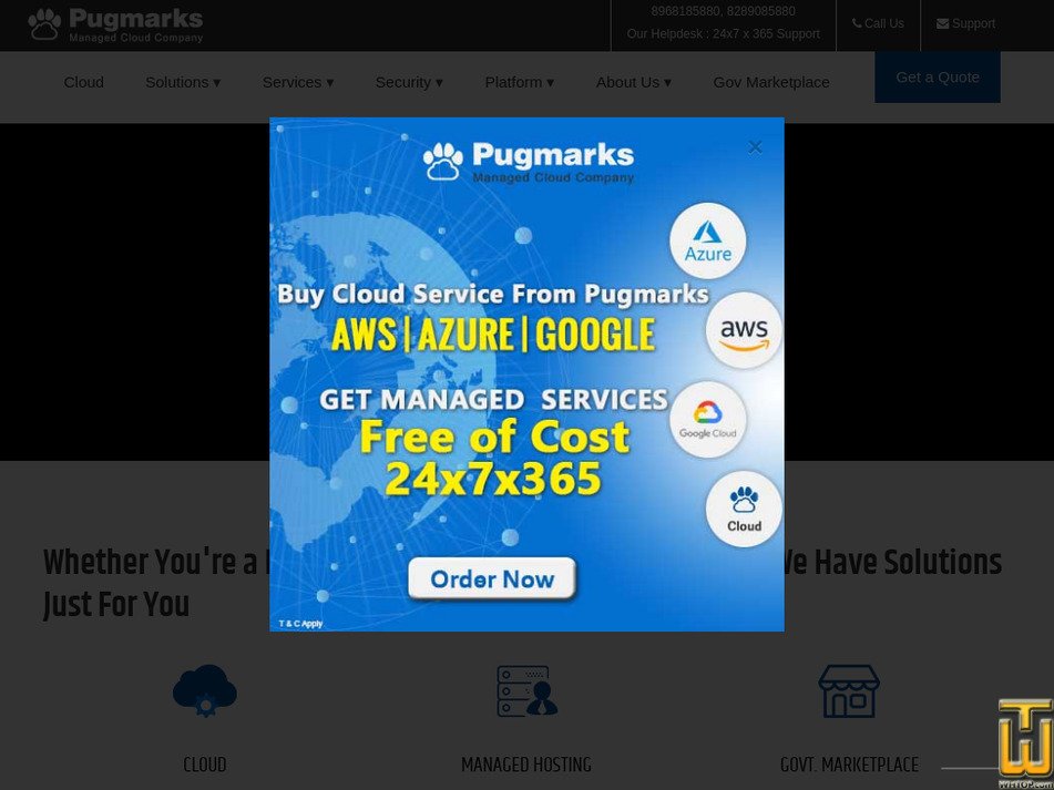 Taken on 5 September, 2024 pugmarkscloud.com screenshot