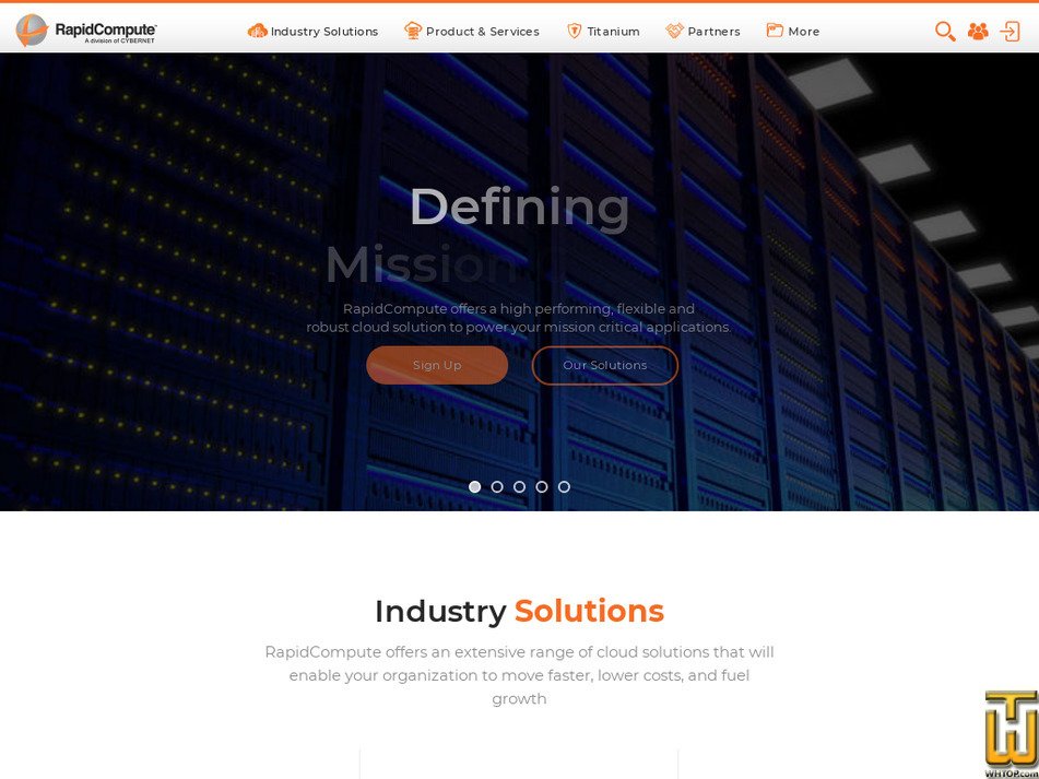 rapidcompute.com screenshot