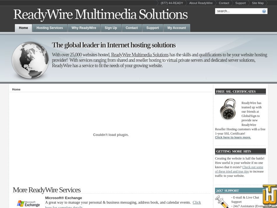 Taken on 4 October, 2024 readywire.com screenshot