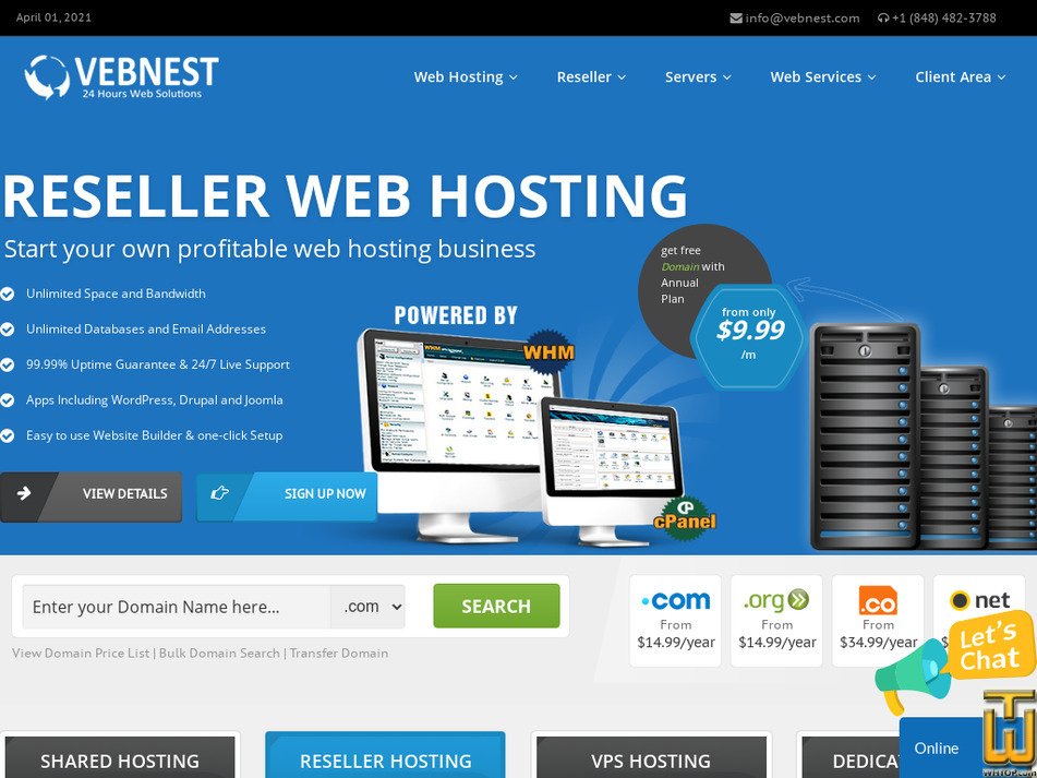 vebnest.com screenshot