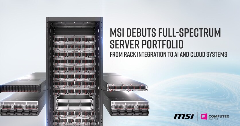 MSI Unveils Full Server Lineup for AI and Cloud at COMPUTEX 2025