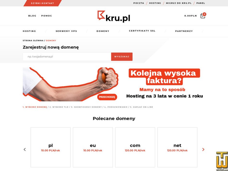 screenshot of .com from kru.pl