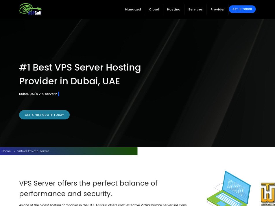 Taken on 4 August, 2024 screenshot of Best VPS Hosting Provider in Dubai, UAE from aspgulf.com