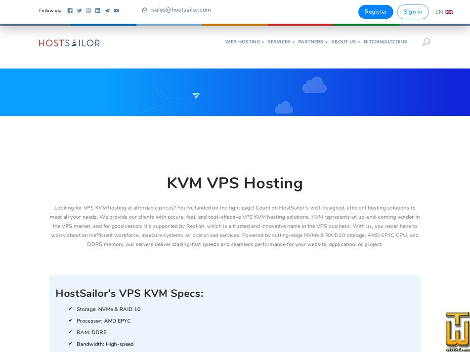 Taken on 18 December, 2024 screenshot of Sailor XEN from hostsailor.com