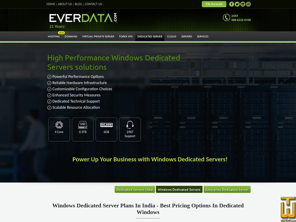 Taken on 1 July, 2025 screenshot of WinServer-2 from everdata.com
