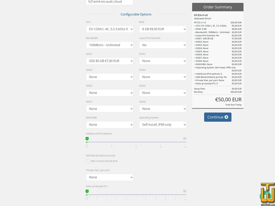 Taken on 8 April, 2025 screenshot of HT-E3-v1-v3 from host-telecom.com