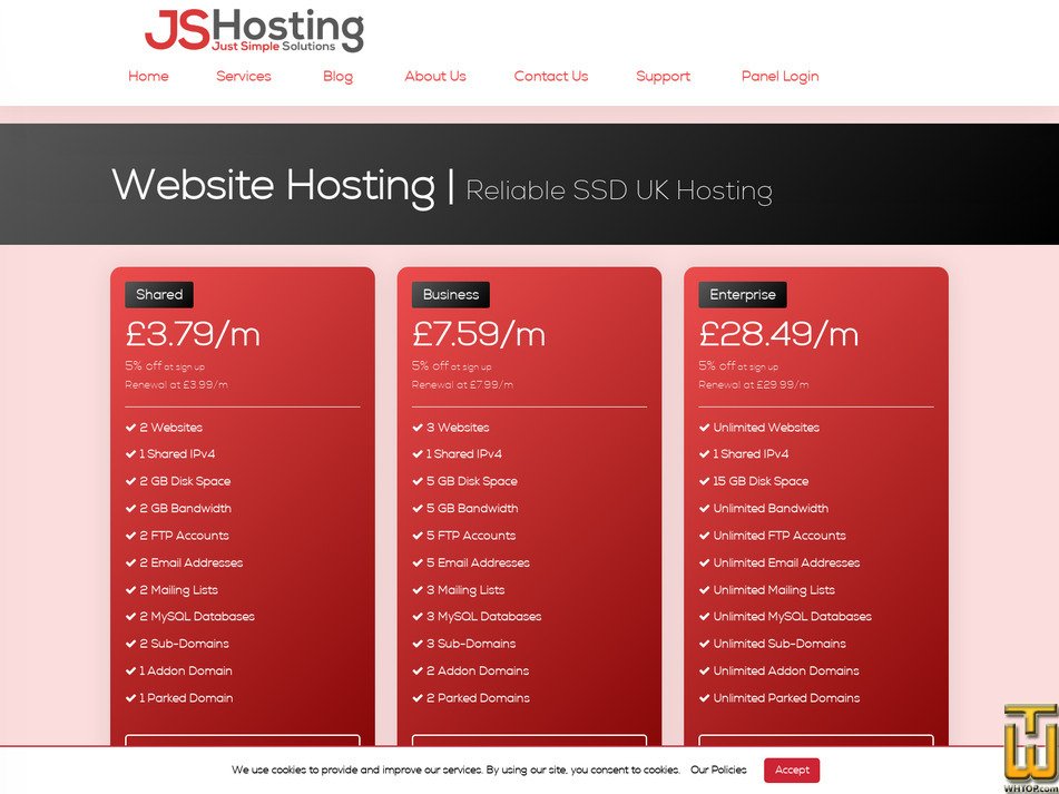 Taken on 12 August, 2025 screenshot of Shared from jshosting.co.uk