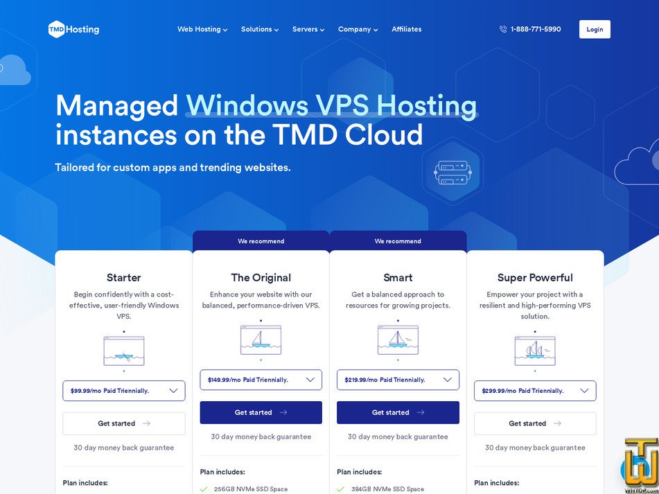 screenshot of Smart from tmdhosting.com