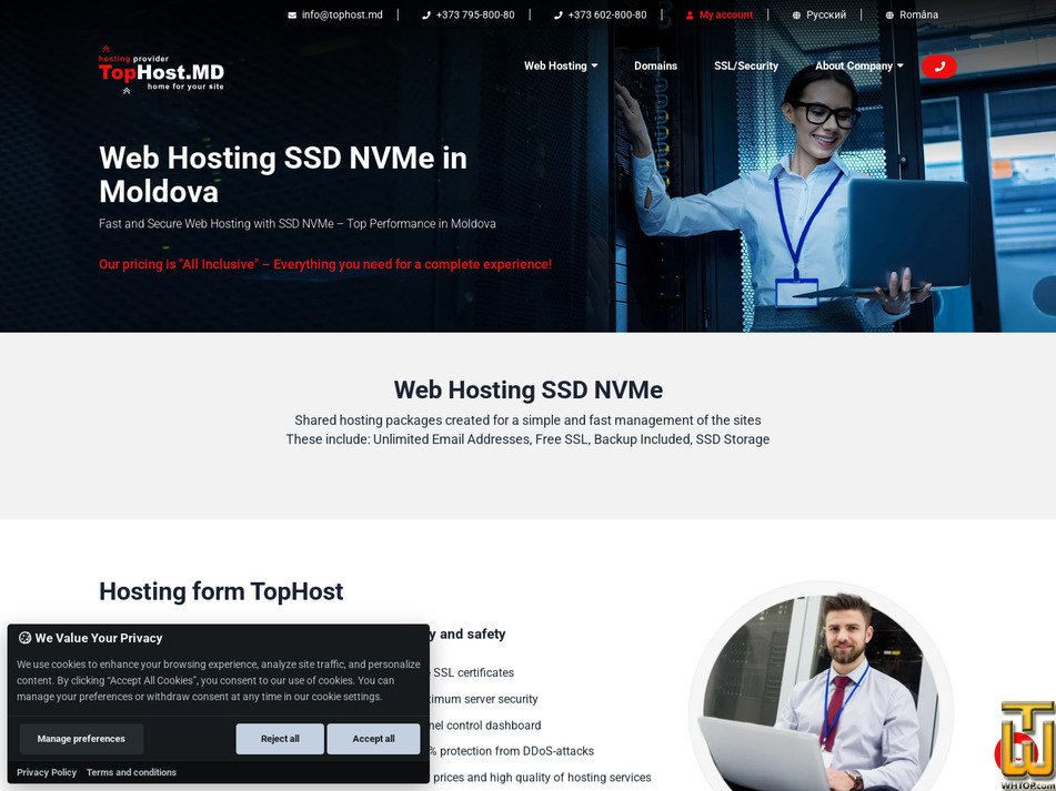 Taken on 2 June, 2025 screenshot of STANDARD from tophost.md