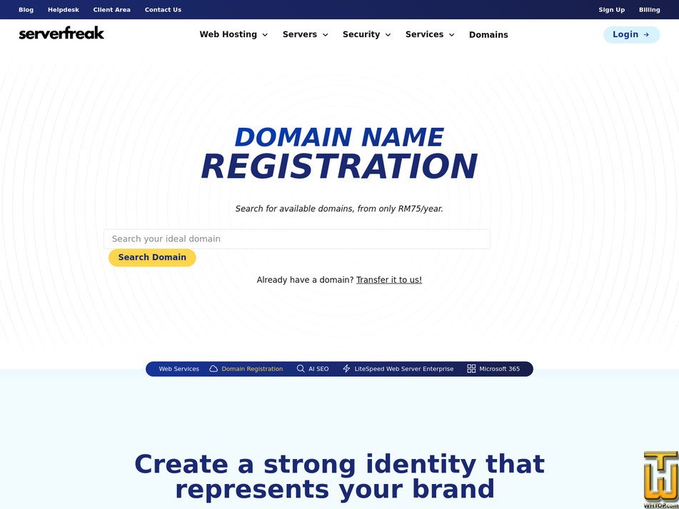 screenshot of .COM from web-hosting.net.my