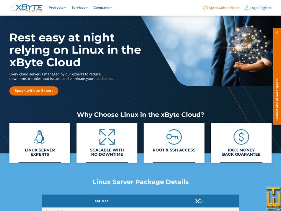 Taken on 7 May, 2025 screenshot of Fully Managed Linux Cloud Server from xbytecloud.com