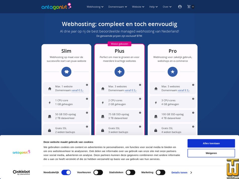 screenshot of Pro from antagonist.nl