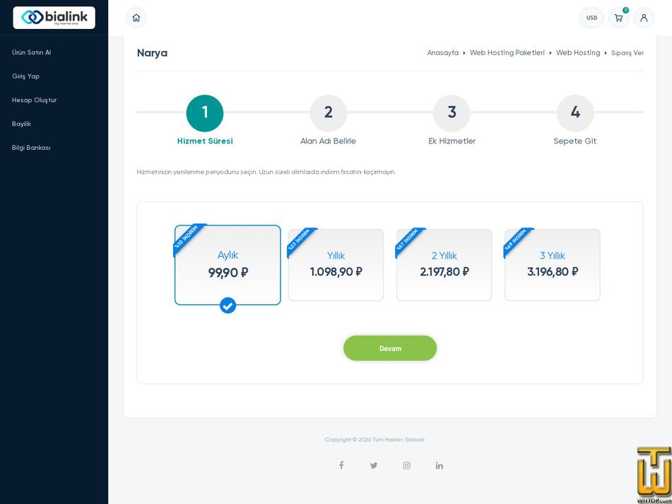 screenshot of Narya from bialink.com