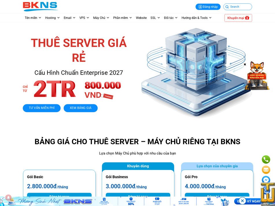 Taken on 23 July, 2026 screenshot of Business from bkns.vn