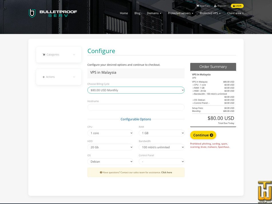 Taken on 10 August, 2026 screenshot of Malaysia VPS from bpserv.host
