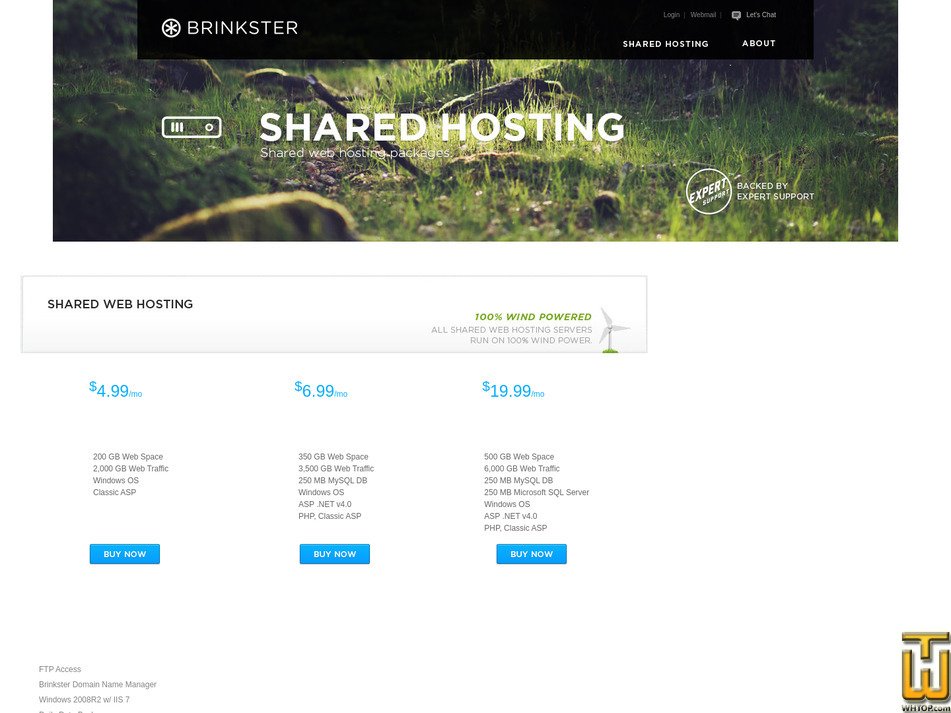 screenshot of Level 3 from brinkster.com