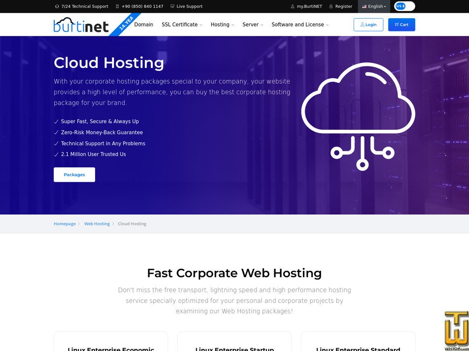 screenshot of Linux Enterprise Ultra from burtinet.com