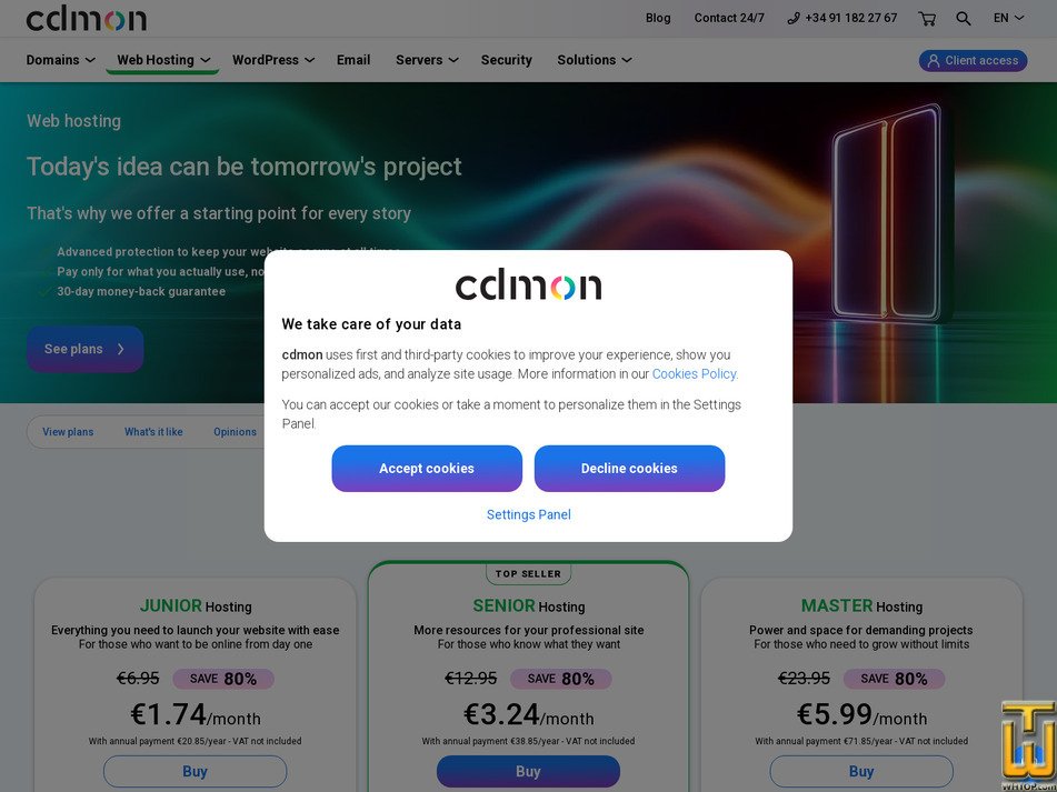 captura de pantalla de Master Plan desde cdmon.com